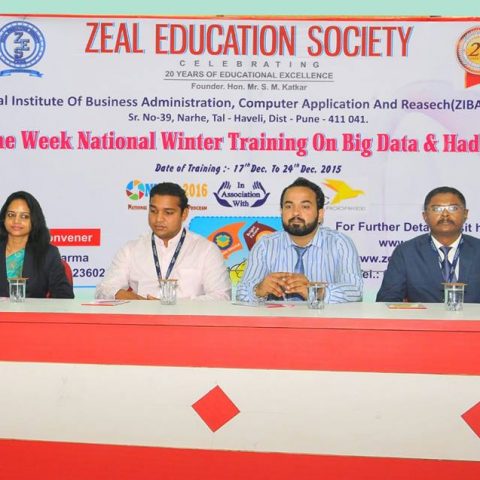 1 Week Winter Training on Big Data & Hadoop @ Zeal Education Society,Pune